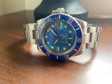 Load image into Gallery viewer, Smurf Submariner Seiko Mod