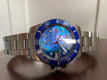 Load image into Gallery viewer, Smurf Submariner Seiko Mod