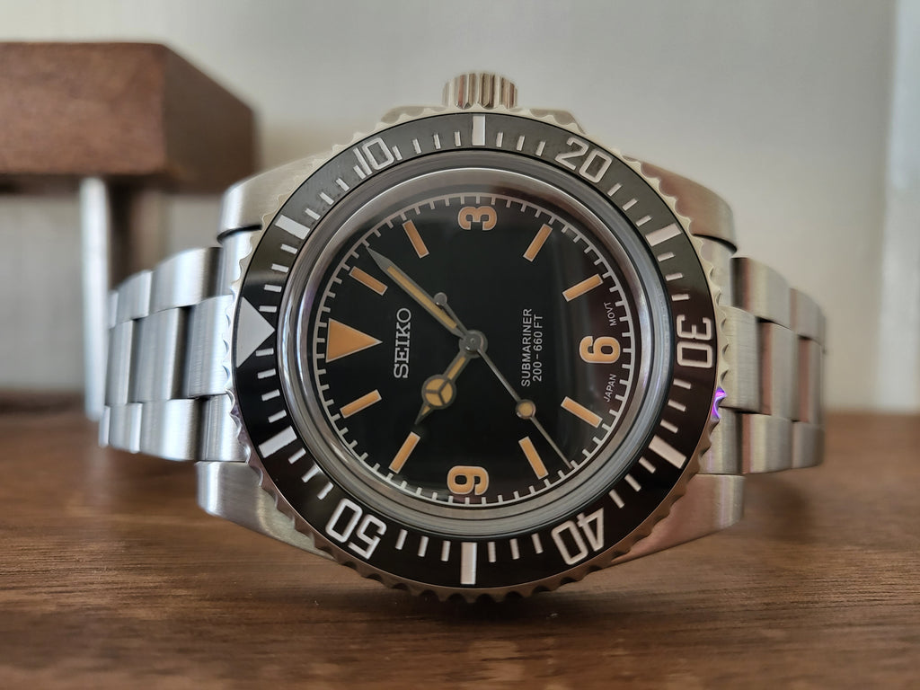 Vintage MILSUB 5512 5513 3-6-9 Seiko Mod