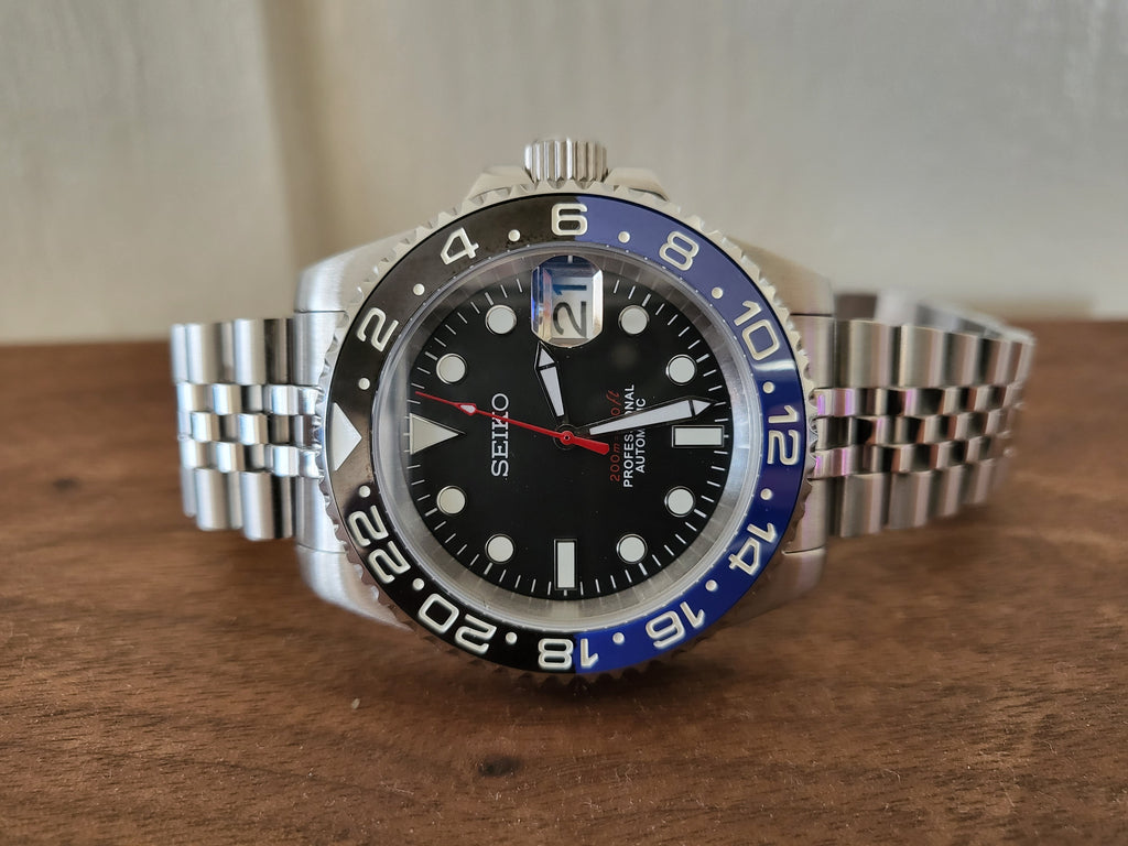 Batman GMT Seiko Mod