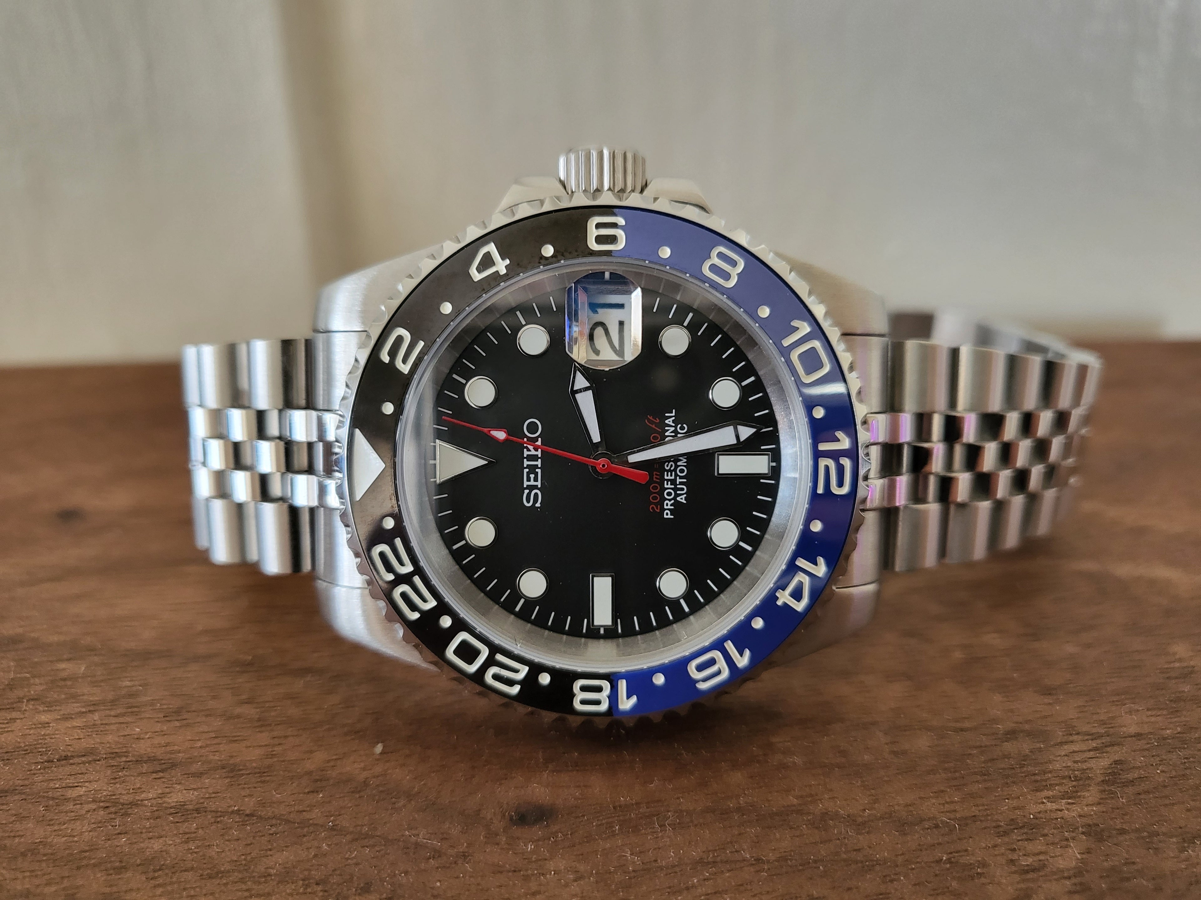 Batman GMT Seiko Mod