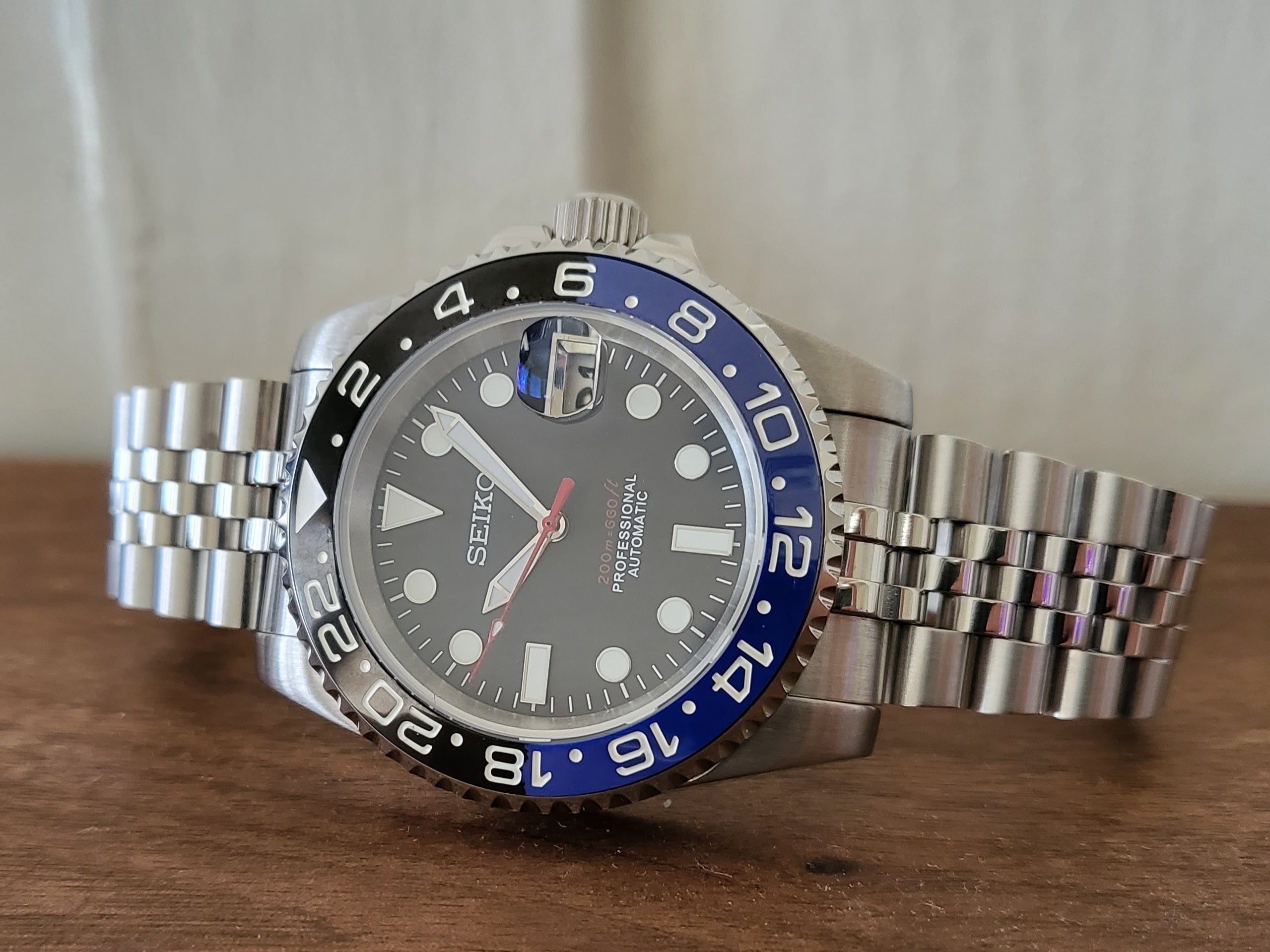 Batman GMT Seiko Mod
