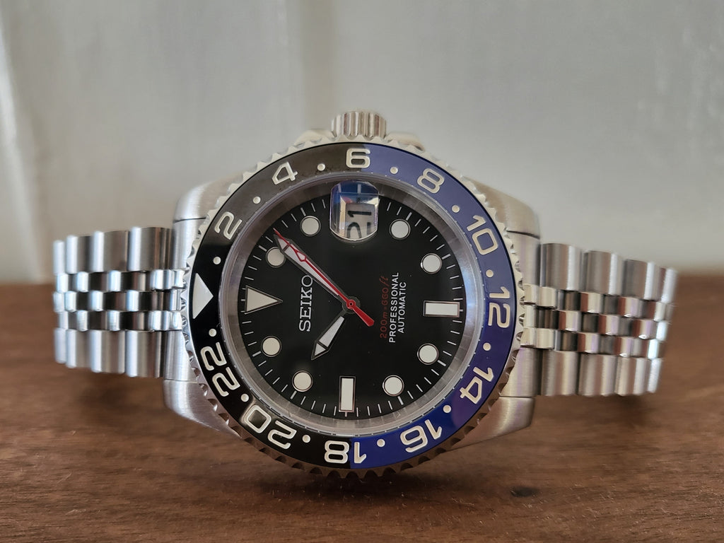 Batman GMT Seiko Mod