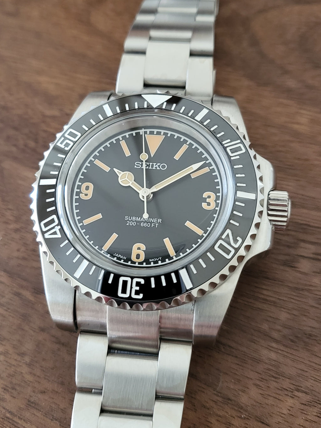 Vintage MILSUB 5512 5513 3-6-9 Seiko Mod