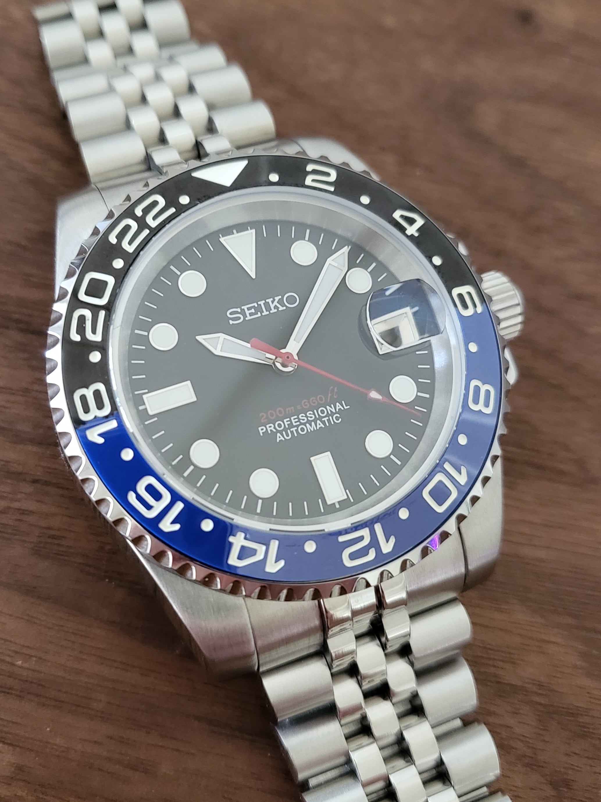 Batman GMT Seiko Mod