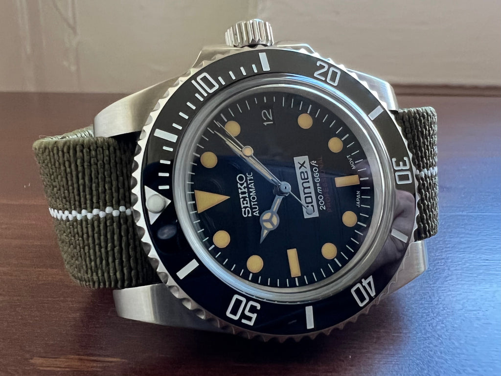 Vintage MILSUB COMEX Seiko Mod