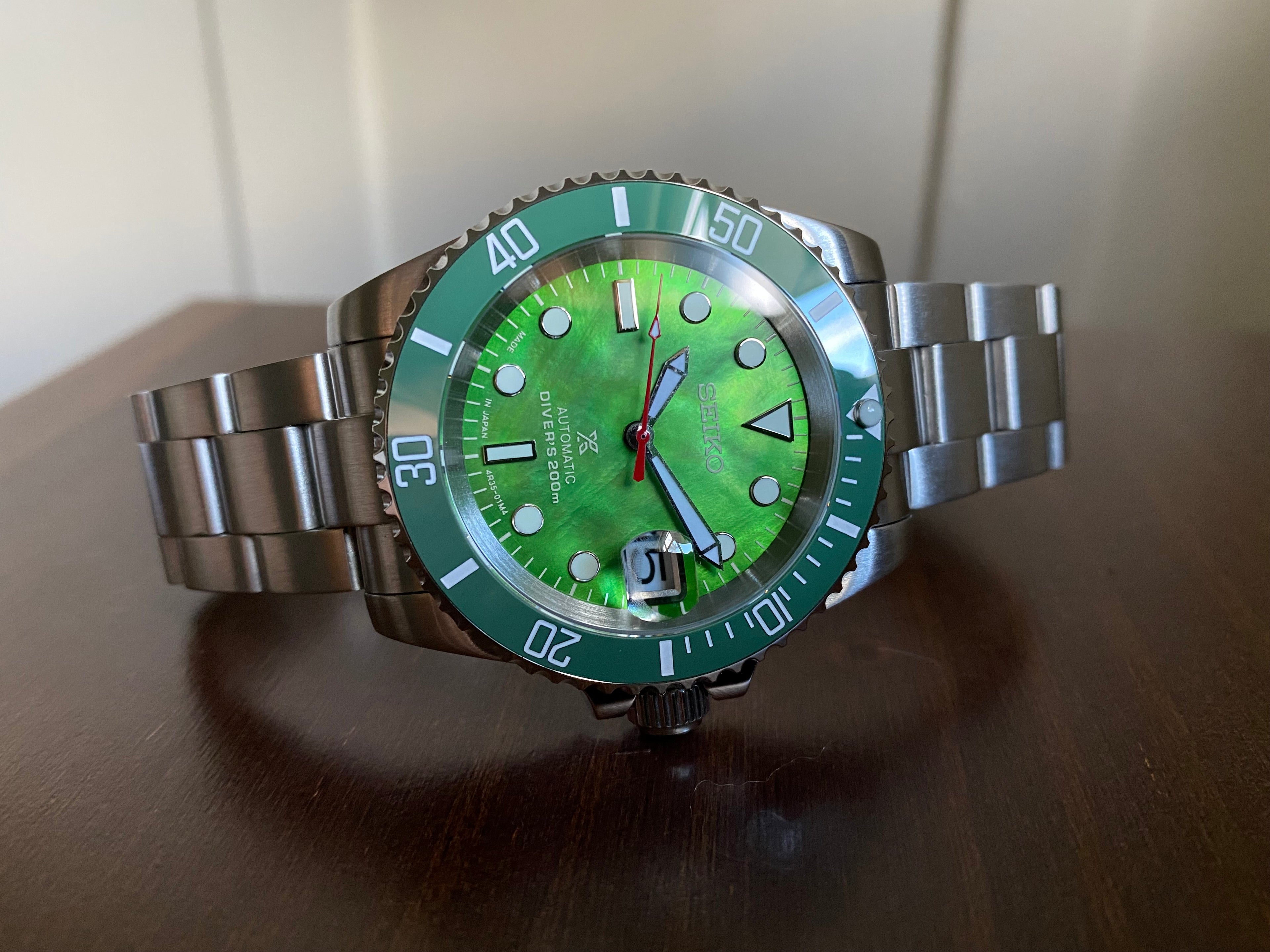 Hulk Submariner Seiko Mod