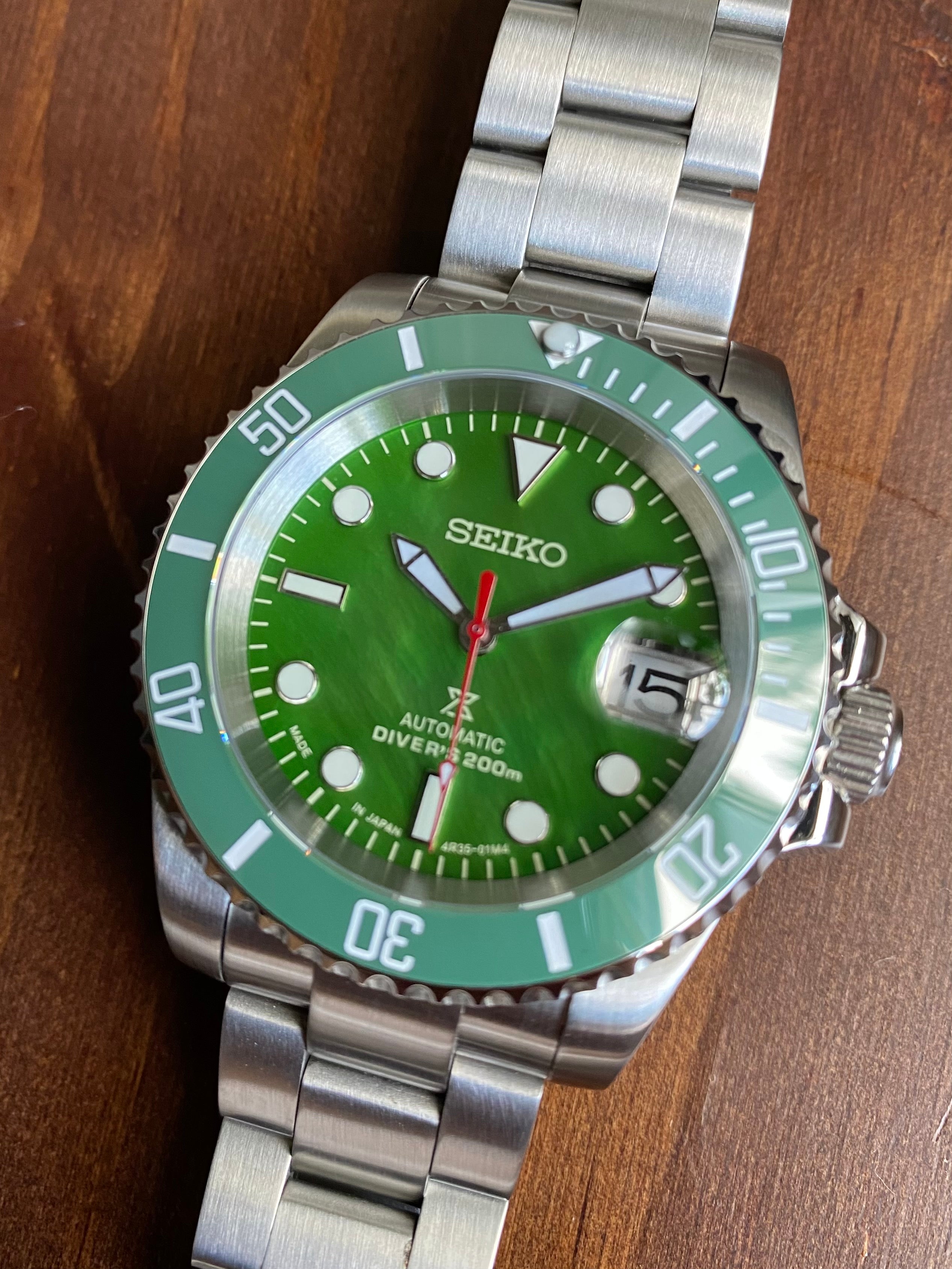 Hulk Submariner Seiko Mod