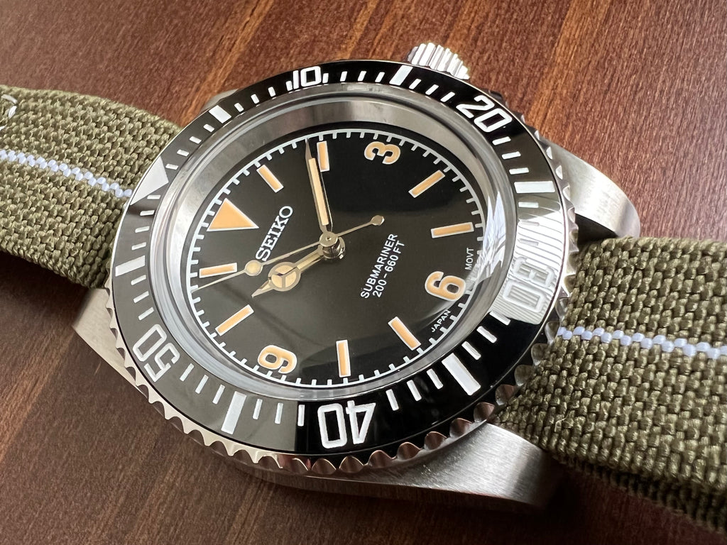 Vintage MILSUB 5512 5513 3-6-9 Seiko Mod