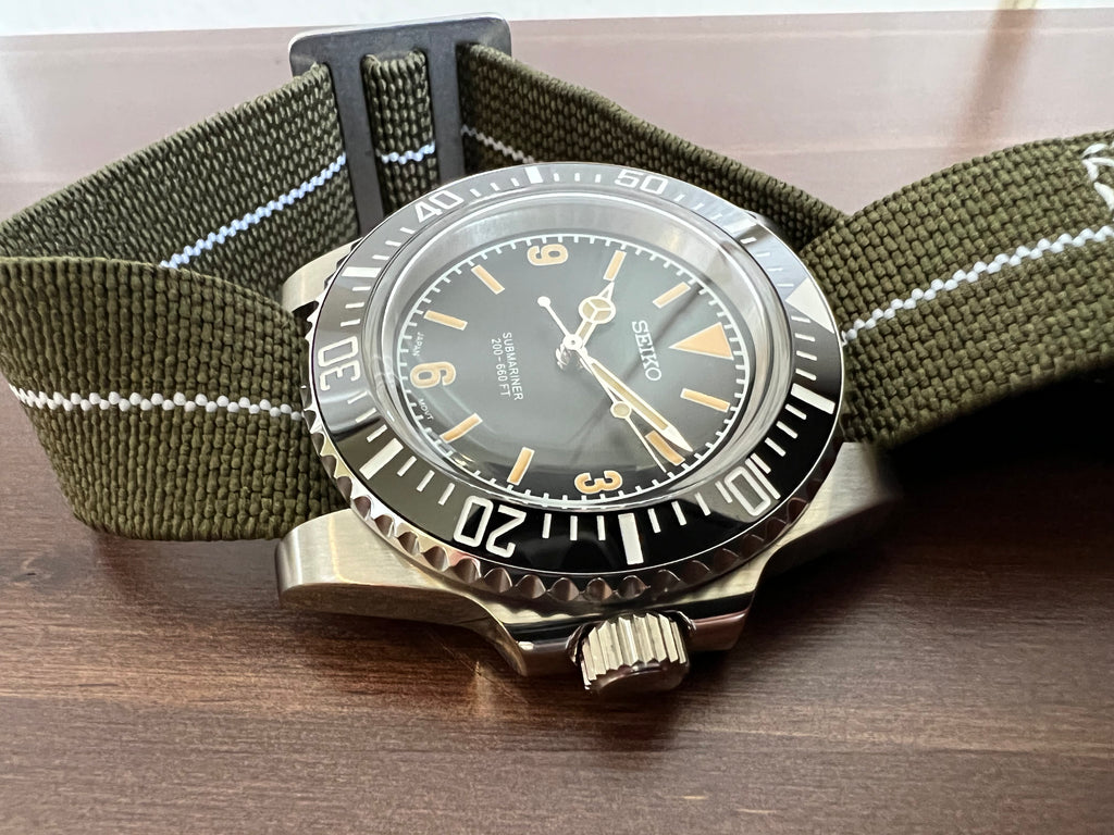 Vintage MILSUB 5512 5513 3-6-9 Seiko Mod