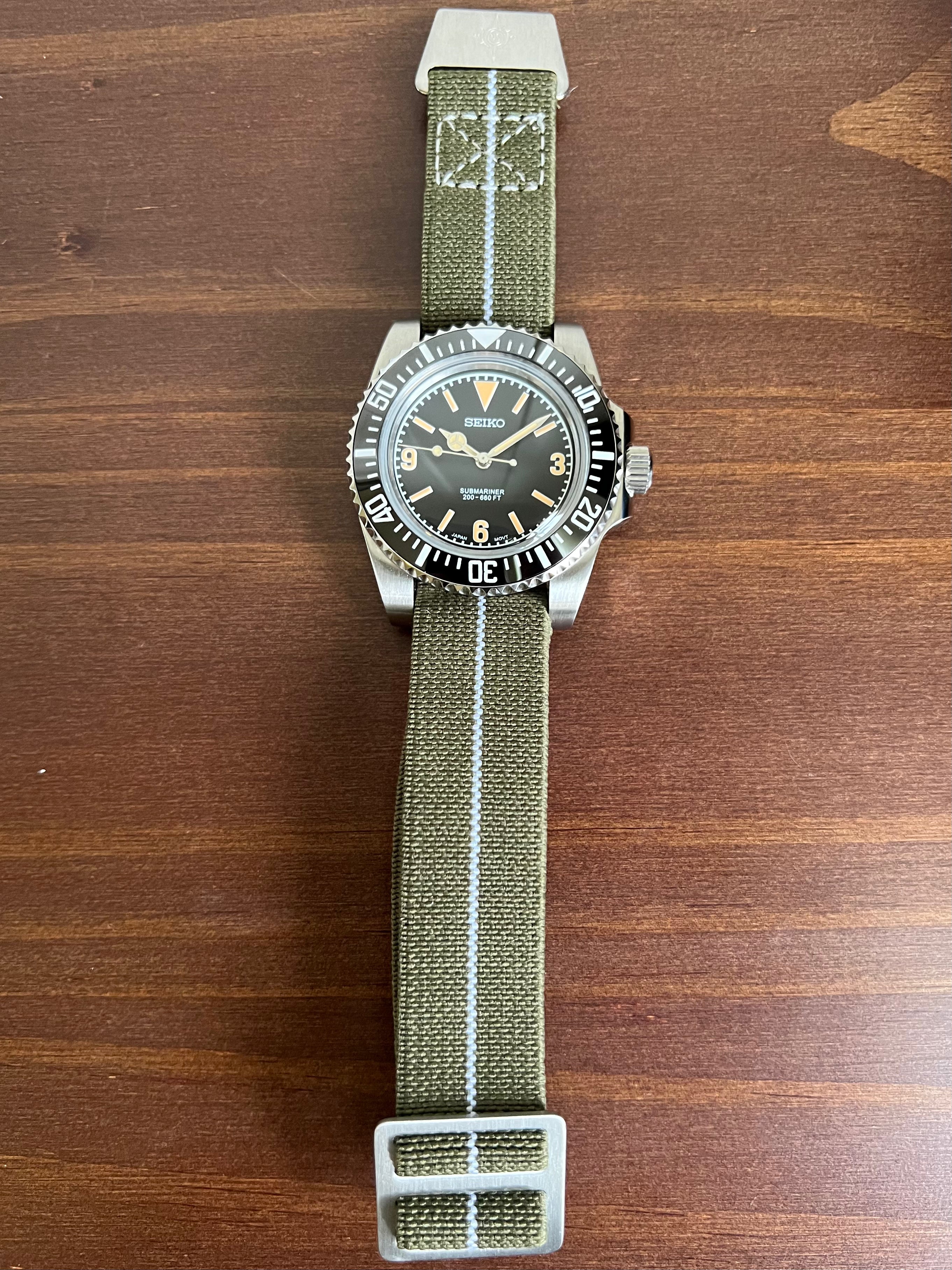 Vintage MILSUB 5512 5513 3-6-9 Seiko Mod