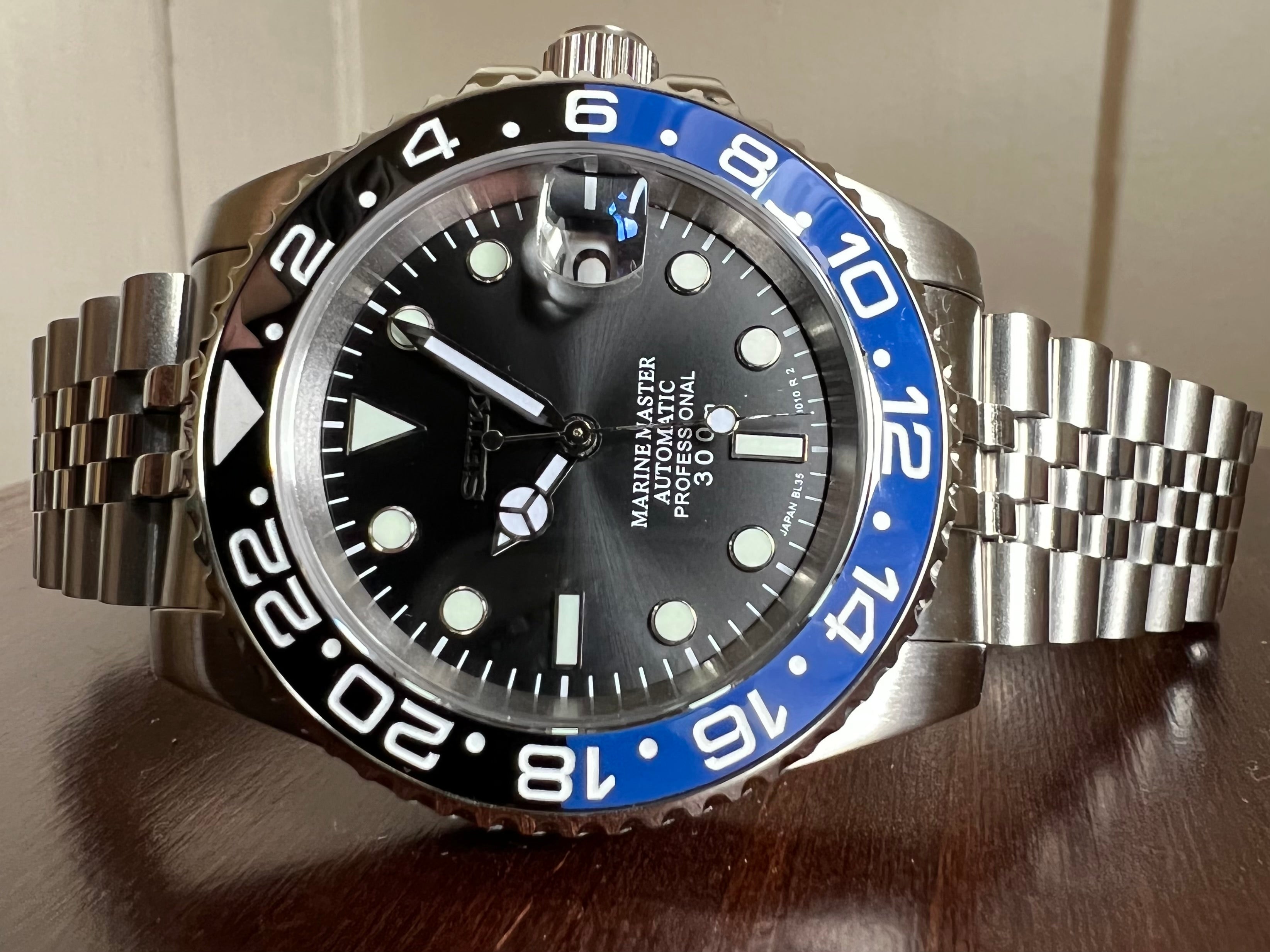 Batman GMT Seiko Mod