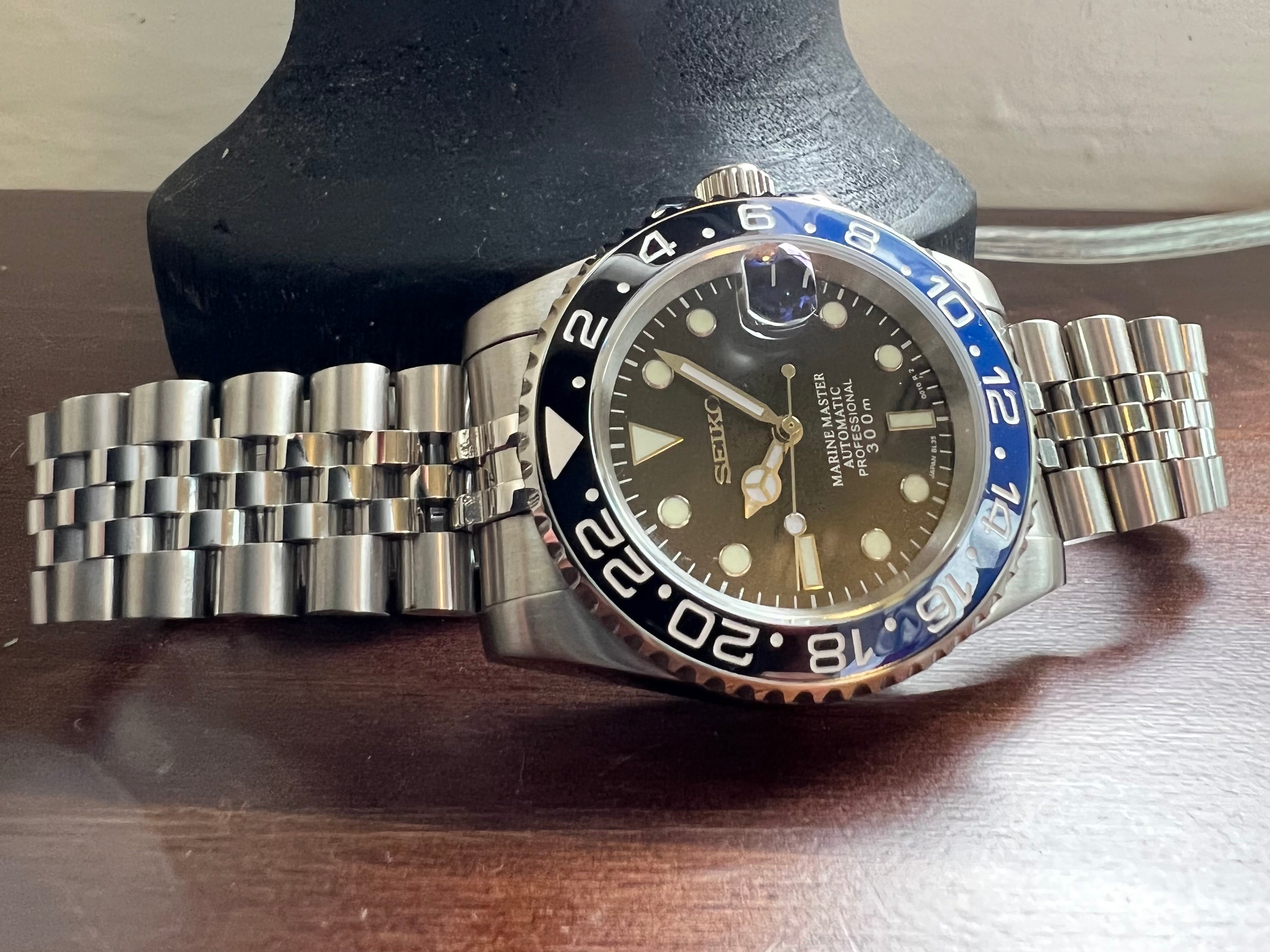 Batman GMT Seiko Mod