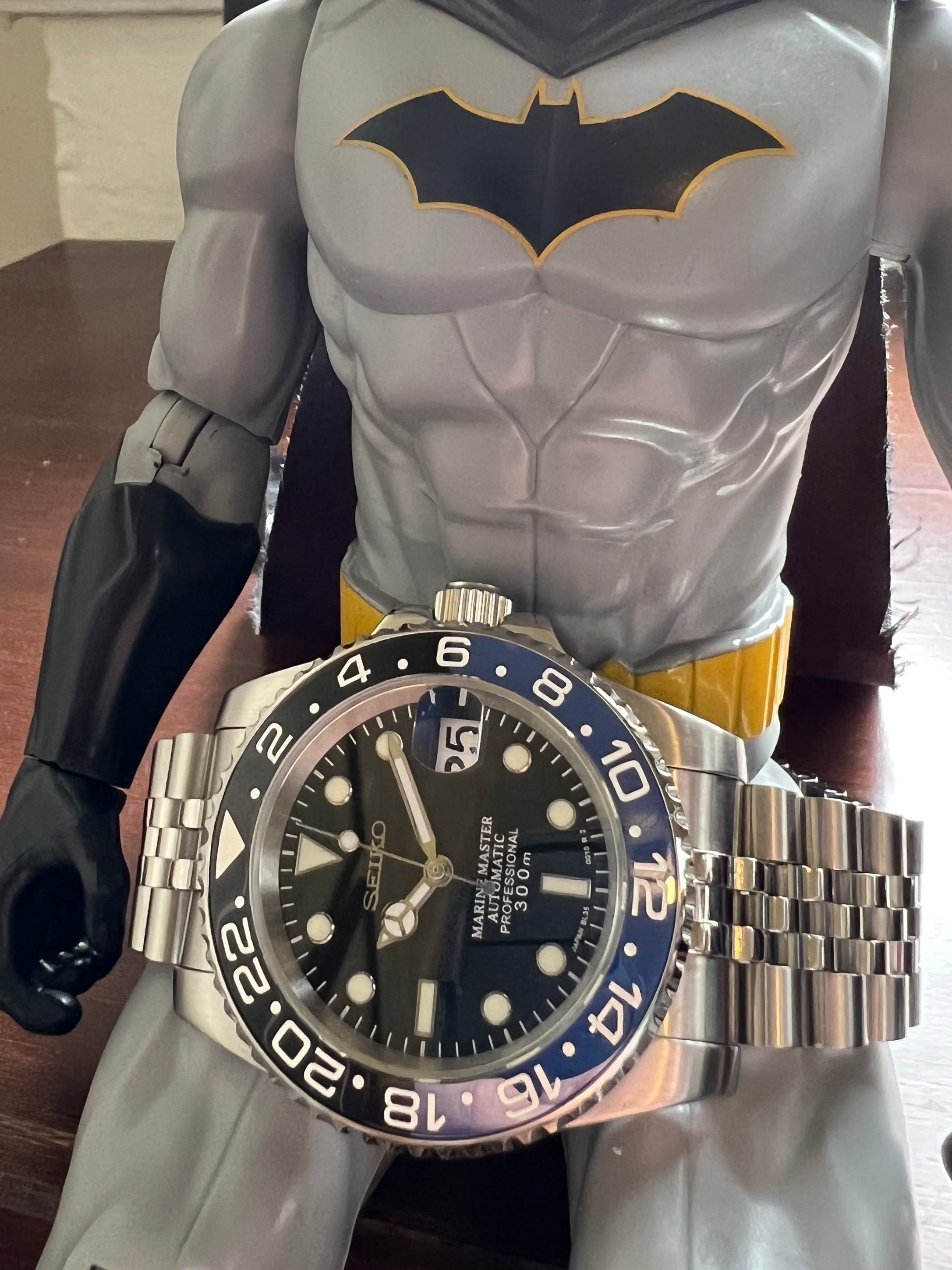 Batman GMT Seiko Mod