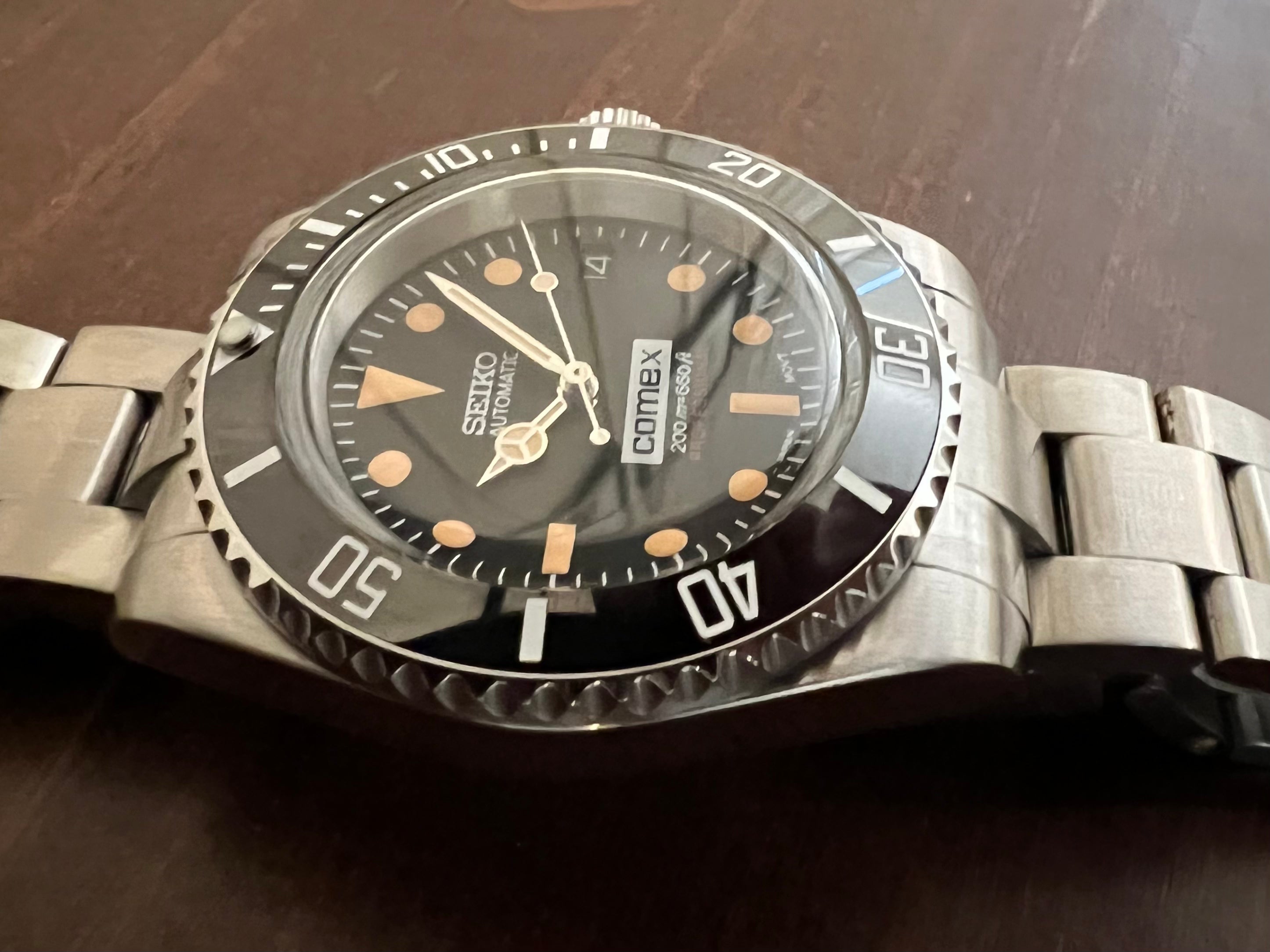 Vintage MILSUB COMEX Seiko Mod