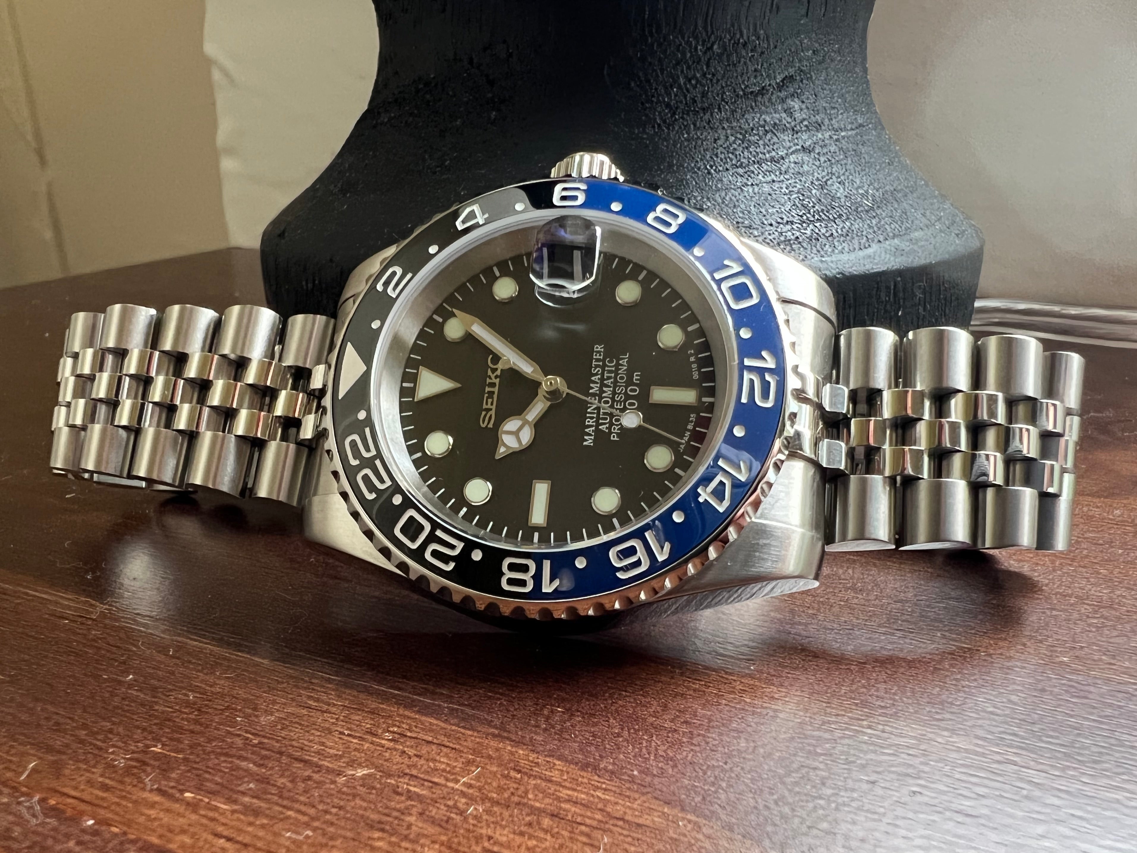 Batman GMT Seiko Mod