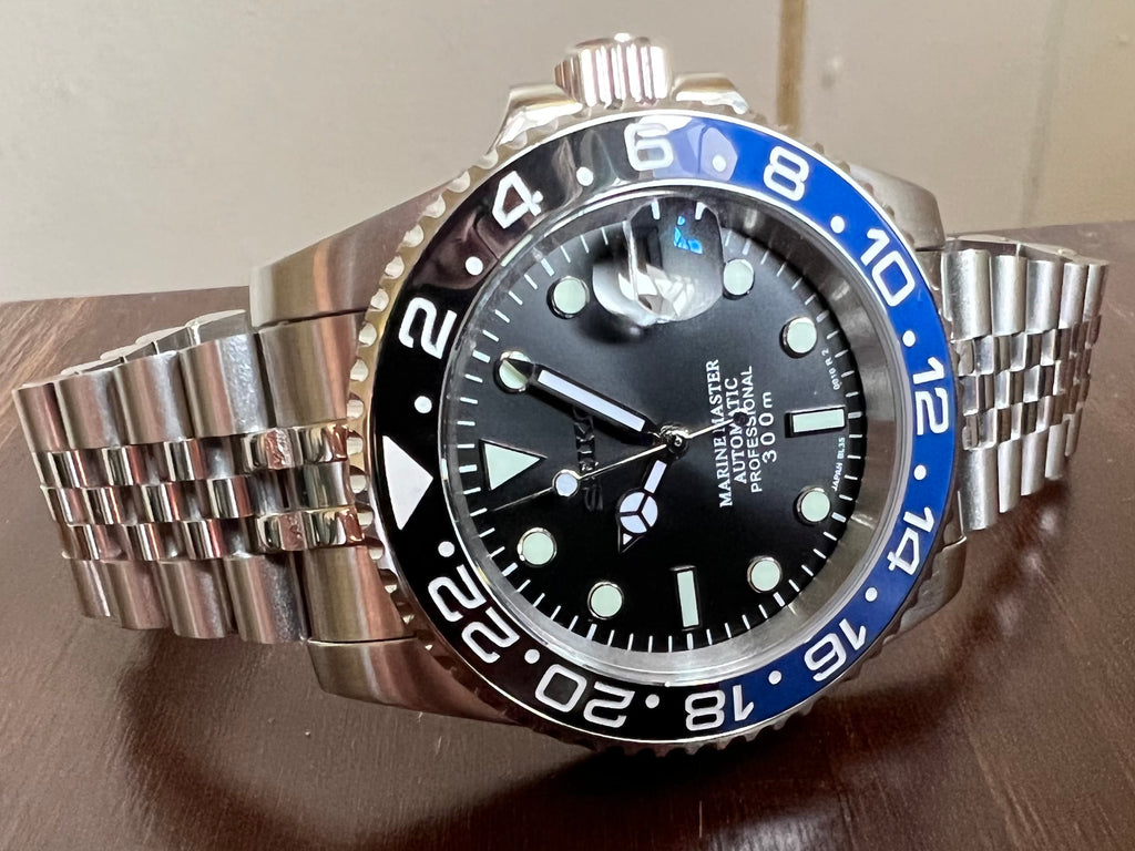 Batman GMT Seiko Mod