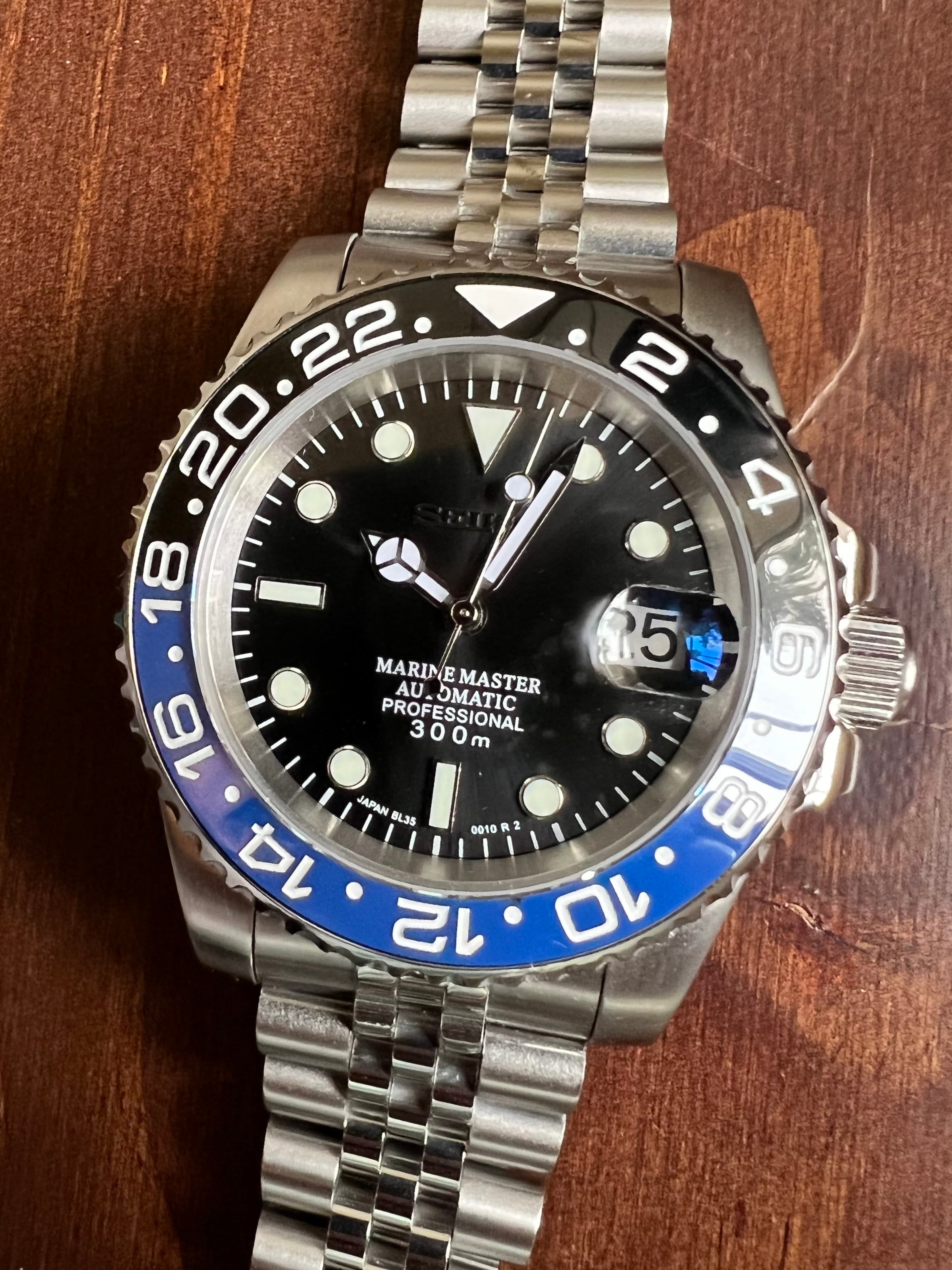 Batman GMT Seiko Mod