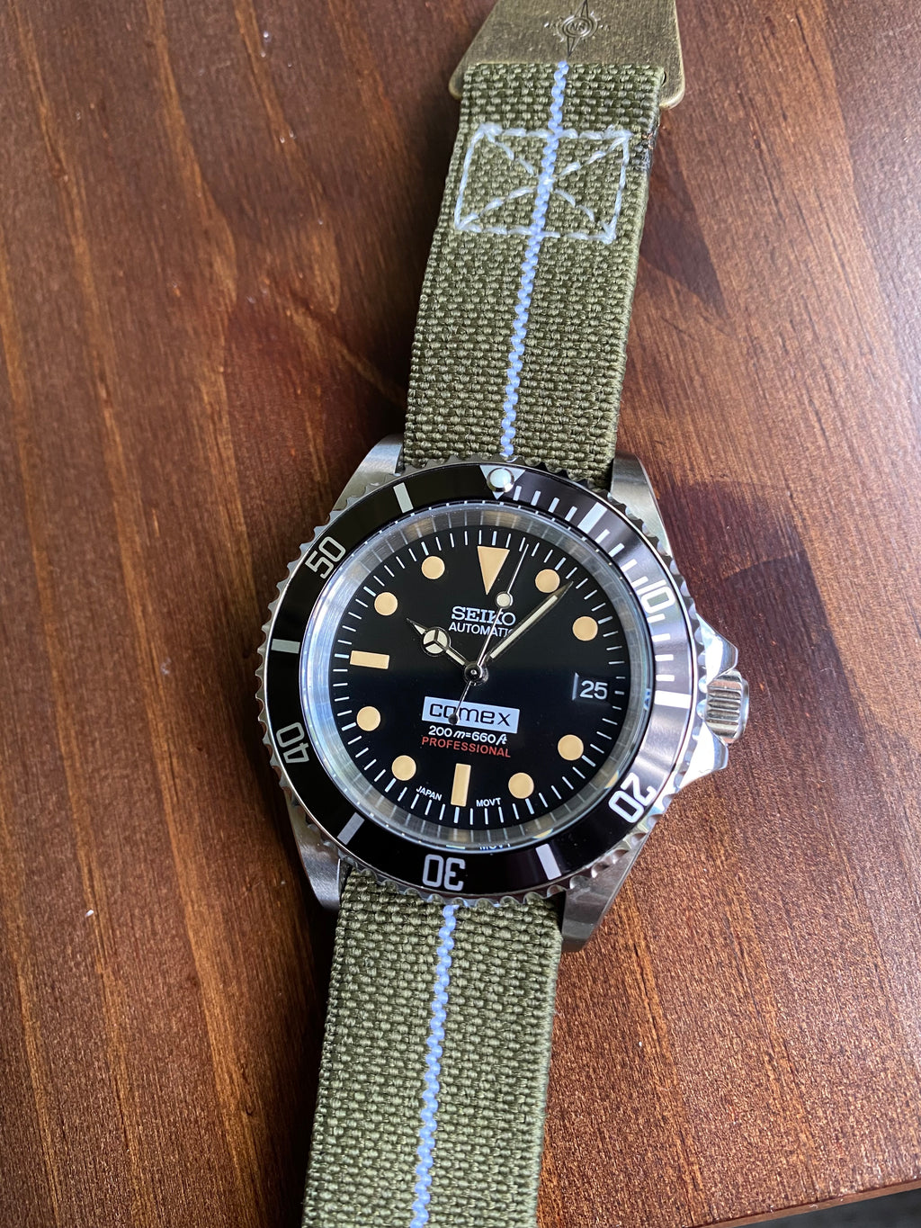 Vintage MILSUB COMEX Seiko Mod