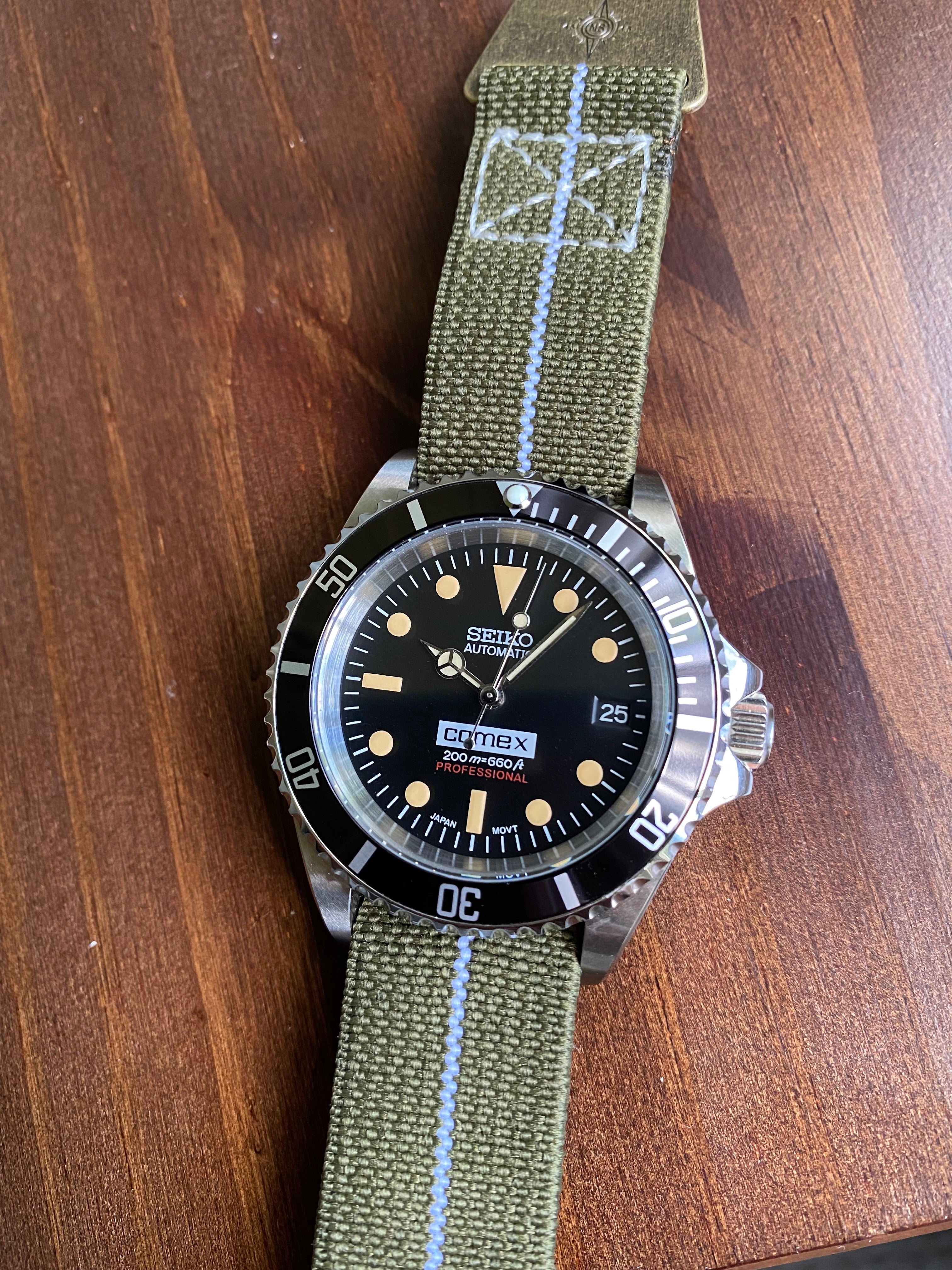 Vintage MILSUB COMEX Seiko Mod
