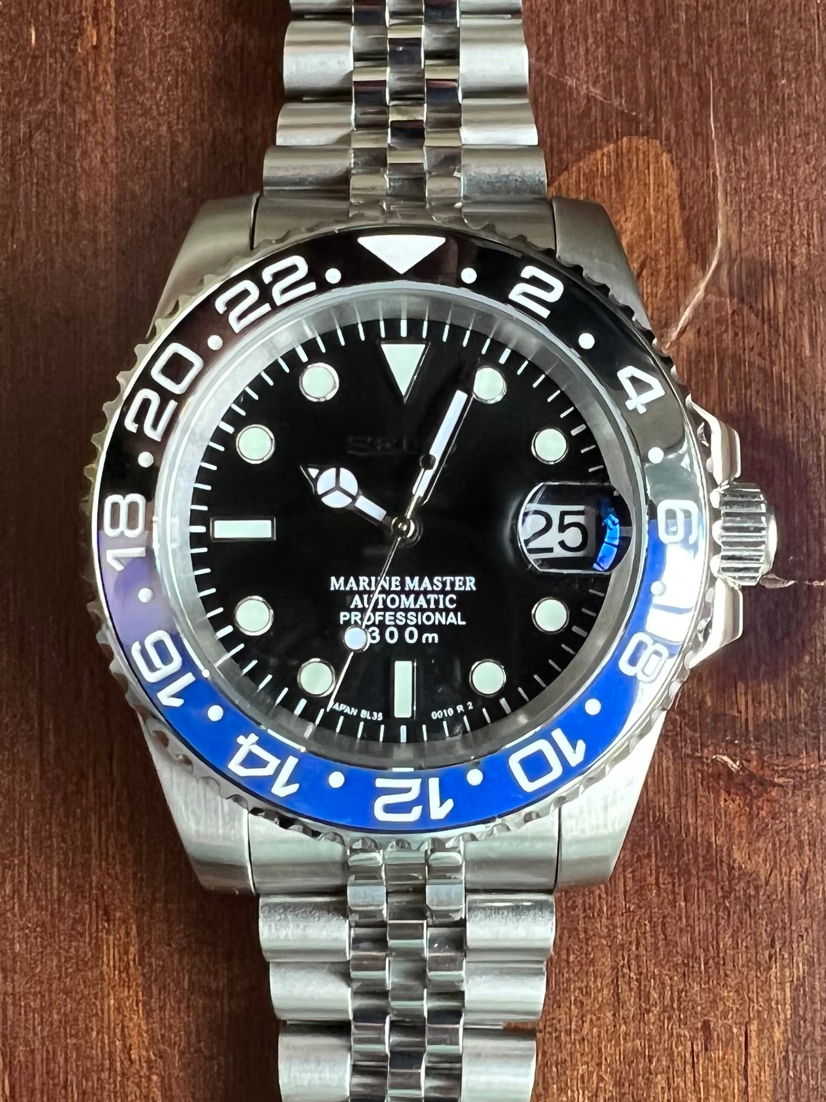 Batman GMT Seiko Mod